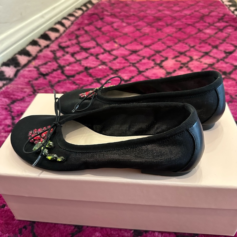 Simone Rocha black mesh ballet flats - Picture 6 of 6